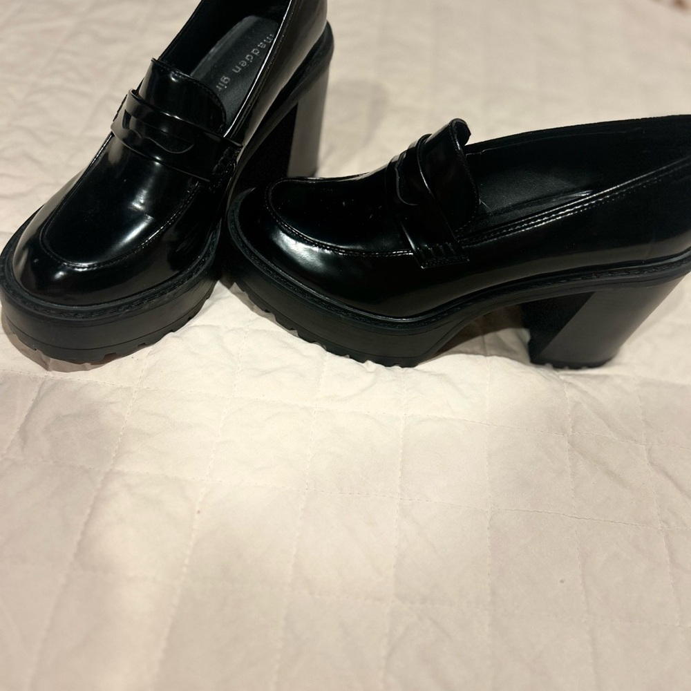 Madden Girl loafer heels, WORN ONCE